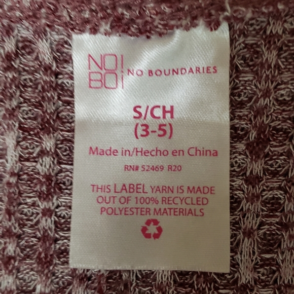 Heathered v-neck button up w/ 3/4 length sleeve - Picture 5 of 6